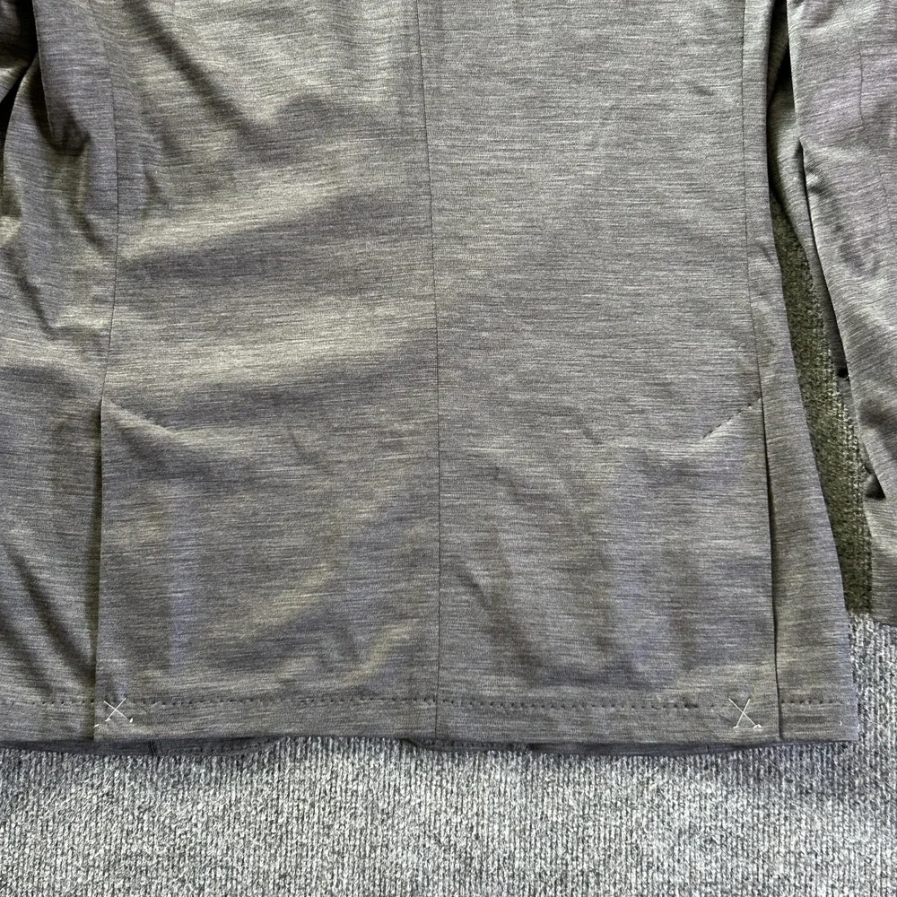Hart Schaffner Marx‎ Sport Coat Mens 44 Long Gray Wool Jersey Knit New York Fit